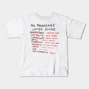 Coffee in Plain English Kids T-Shirt